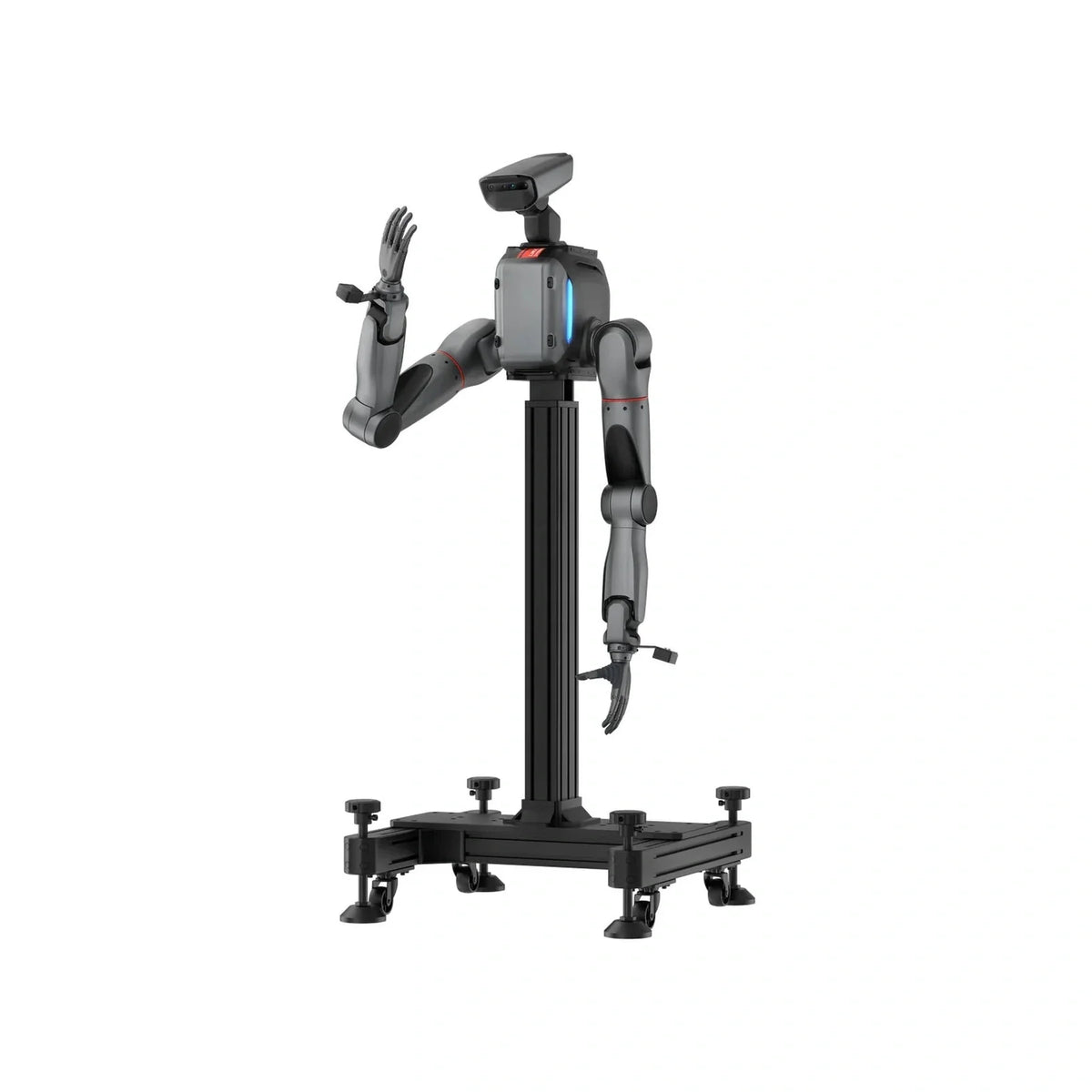 LimX TRON 2 dual-arm robot EDU configuration on a fixed stand