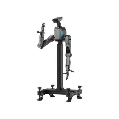 LimX TRON 2 dual-arm robot EDU configuration on a fixed stand