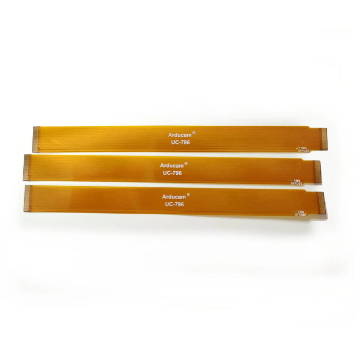 UC-796 Flexible Flat Cable Set (3x15cm) — official Luxonis image on white