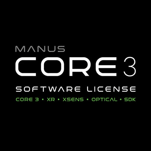 MANUS Core 3 plus XR software license