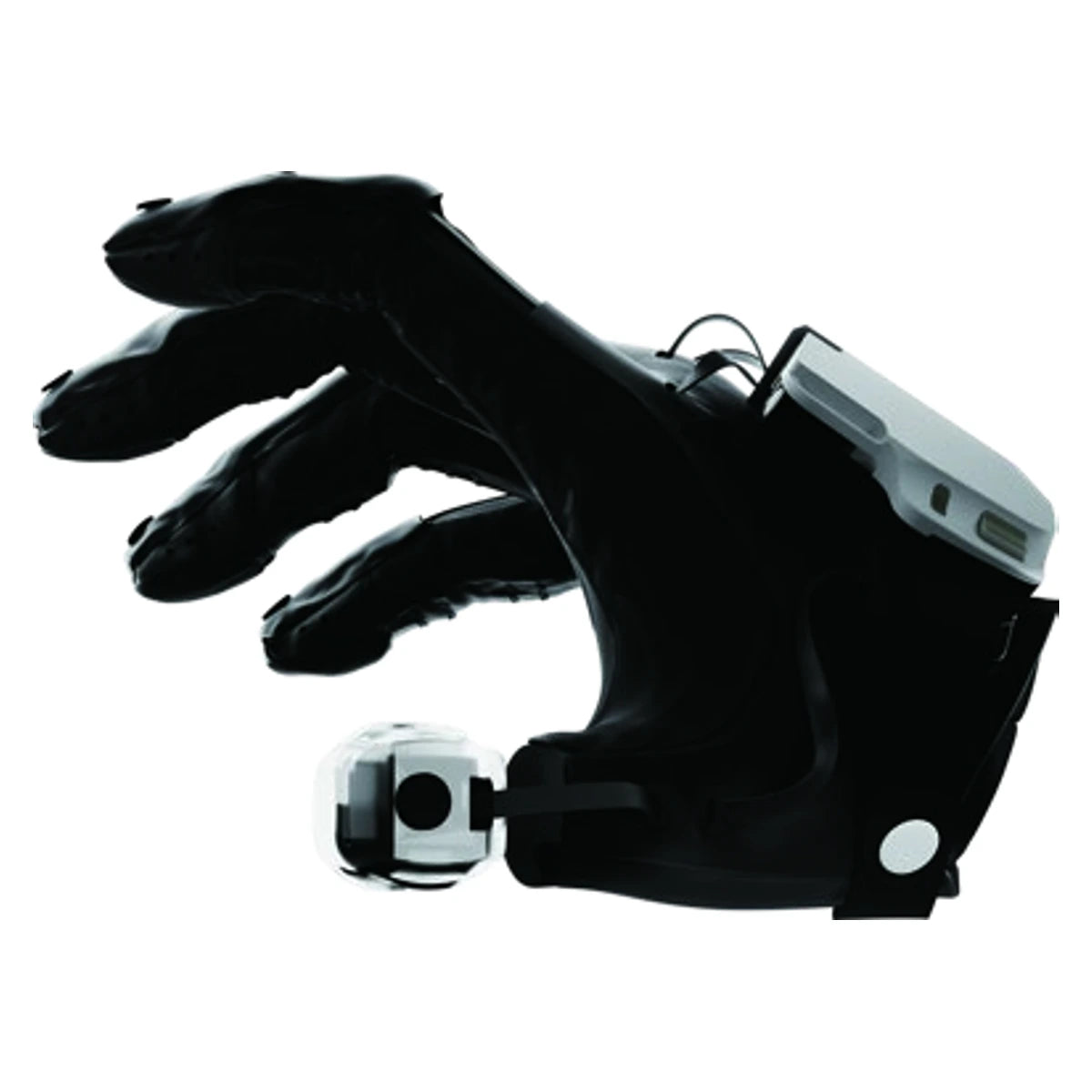 ContactGlove3 Pro side view showing fingertip sensors on white