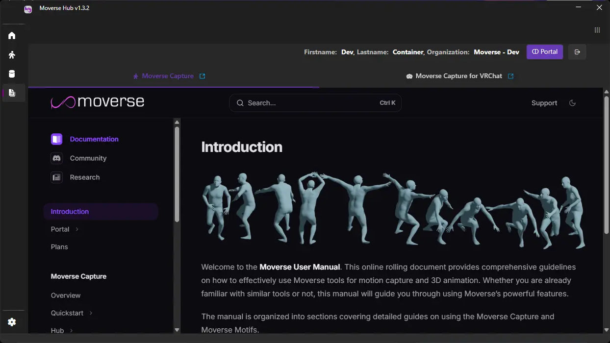 Moverse Capture | Markerless Motion Capture Platform