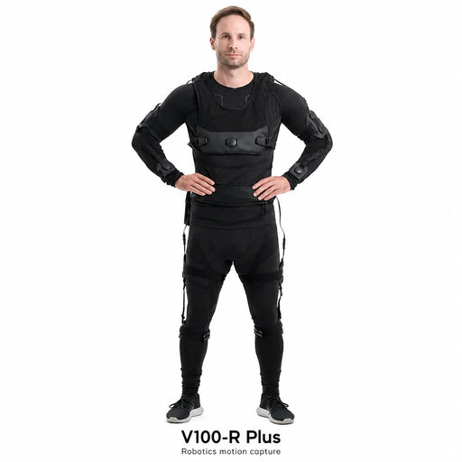 MOXI V100-R Plus robotics motion-capture suit on white background