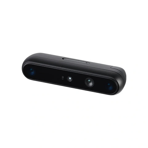 Orbbec Gemini 335Lg depth camera on a white background