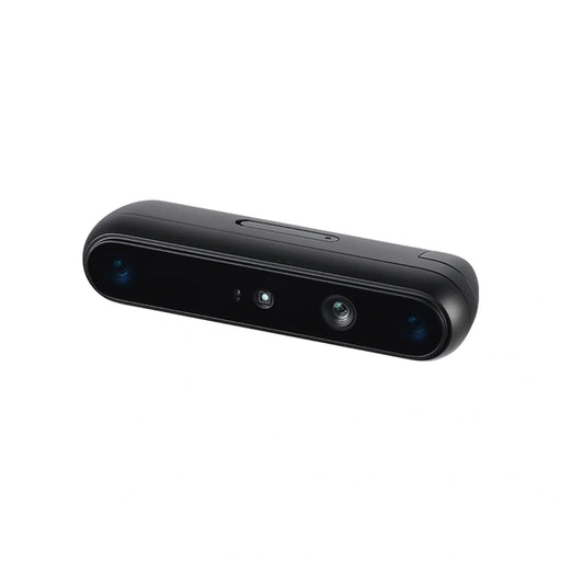 Orbbec Gemini 335Lg depth camera on a white background