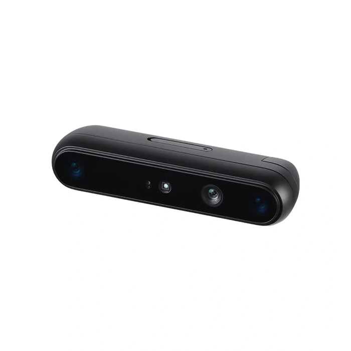 Orbbec Gemini 335Lg depth camera on a white background