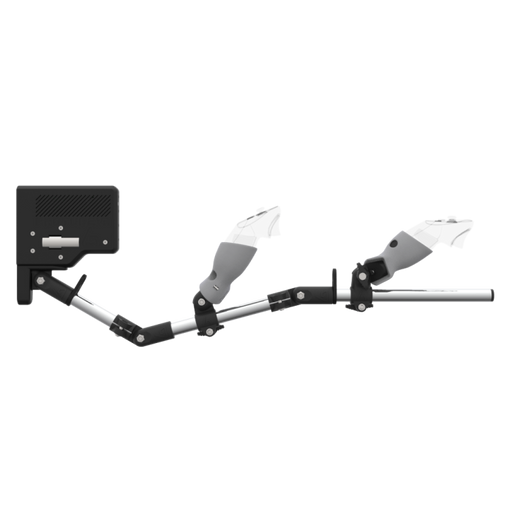 ForceTube Haptic Gunstock — Meta Quest 3 / 3S — Explorer / Chrome product image