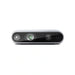 RealSense D435i depth camera on a white background