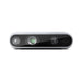 RealSense D435i depth camera on a white background