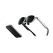 Rokid AR Spatial glasses and companion device in silver on pure white