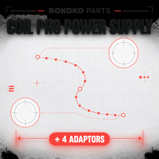 Rokoko Coil Pro Power Supply with four adaptors