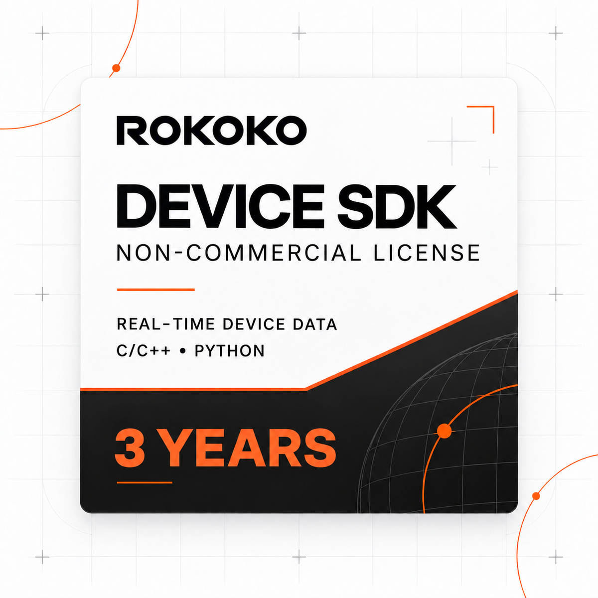 Rokoko Device SDK Non-Commercial License — 3 Years
