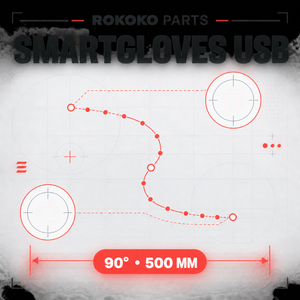 Smartgloves USB A/C 90 Degrees 500mm