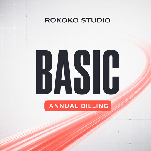 Rokoko Studio Basic — Annual billing