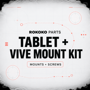 Tablet Mount + 2 Vive Tracker Smartsuit Pro Mount + Mount Screws