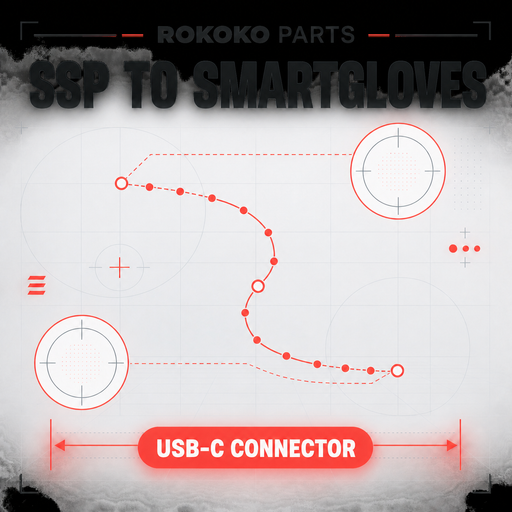 Rokoko USB-C cable connector SSP to Smartgloves