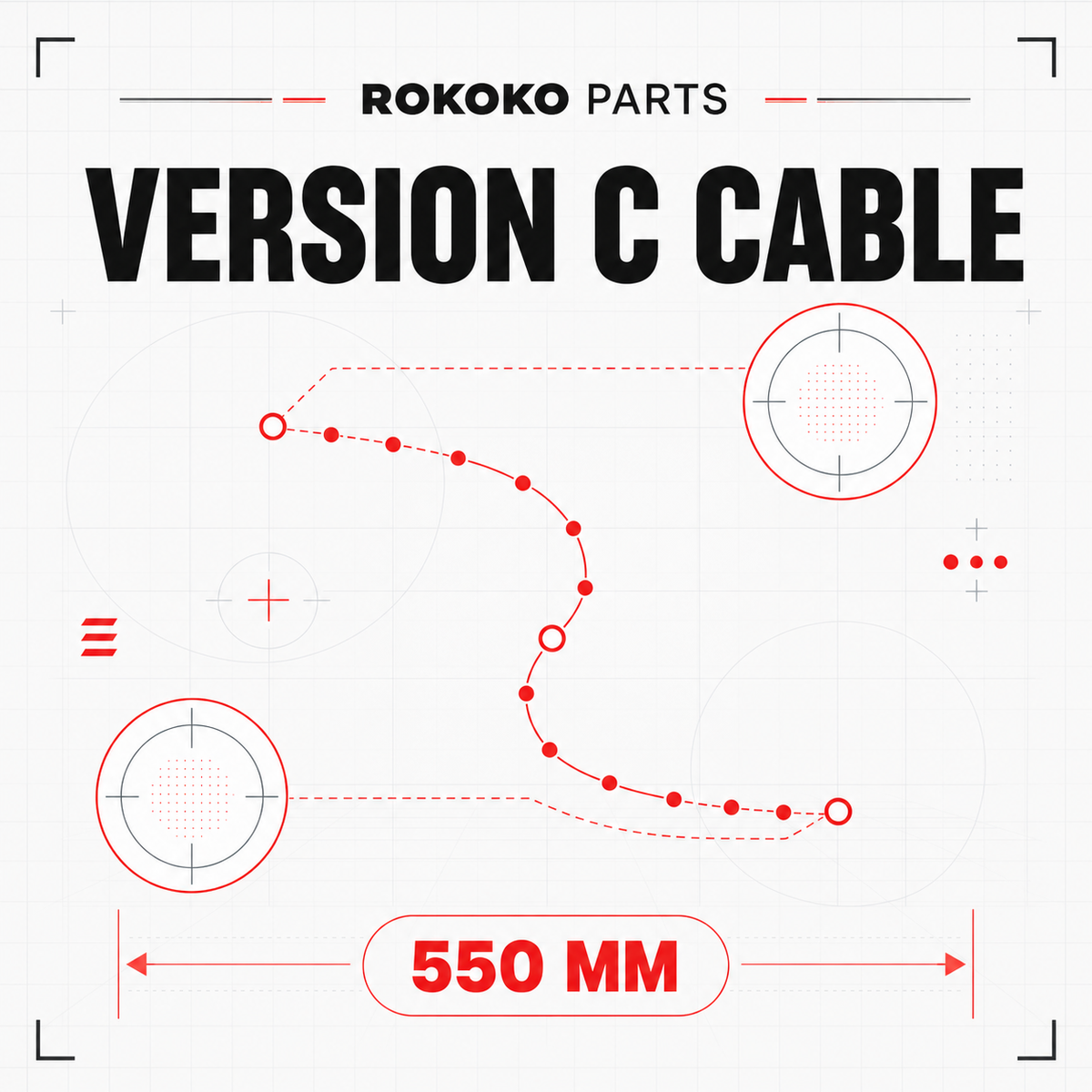 Rokoko Version C cable 550mm