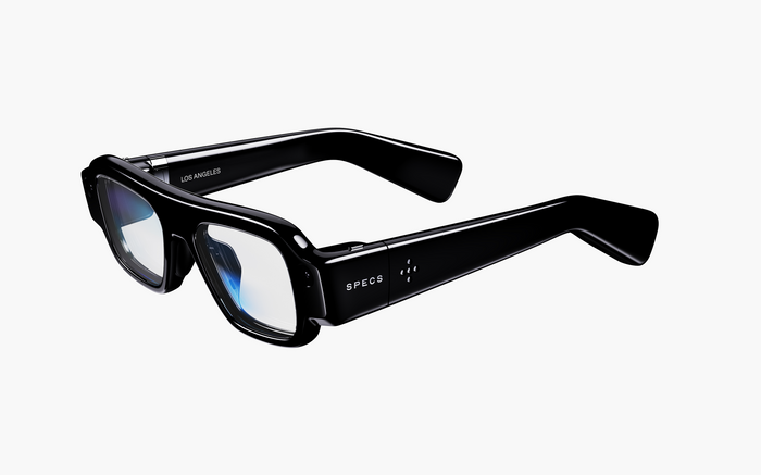 SPECS AR glasses three-quarter view