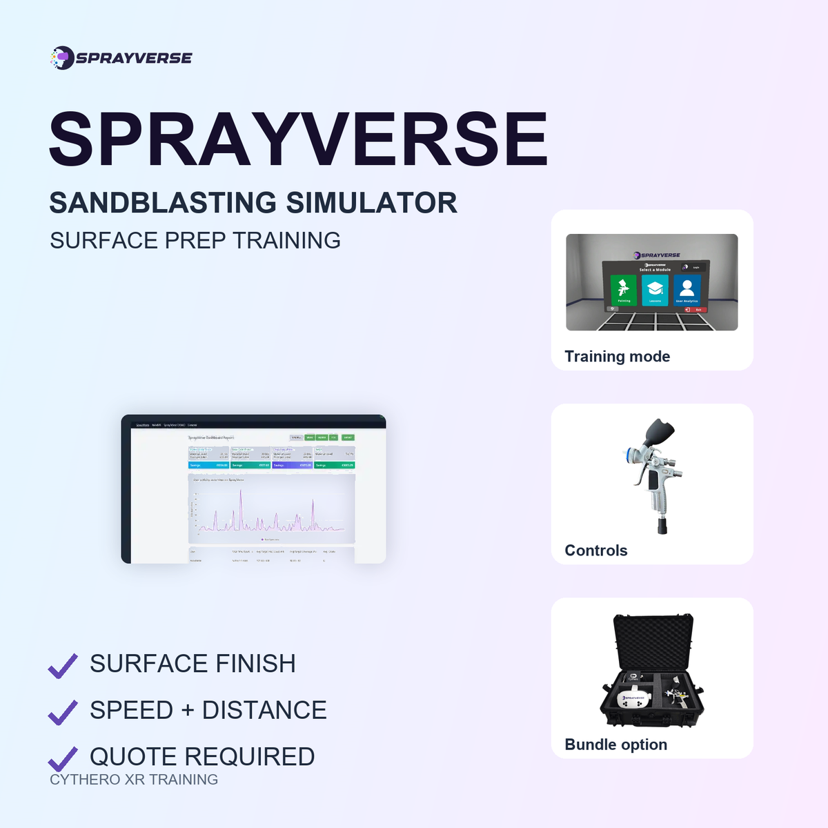SprayVerse Sandblasting Simulator Software