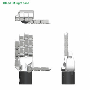 TESOLLO DG-5F-M Robotic Hand — Right Hand