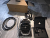 Pre-owned Varjo XR-4 Focal Edition complete kit with headset, controllers, cables, adapters, and original box
