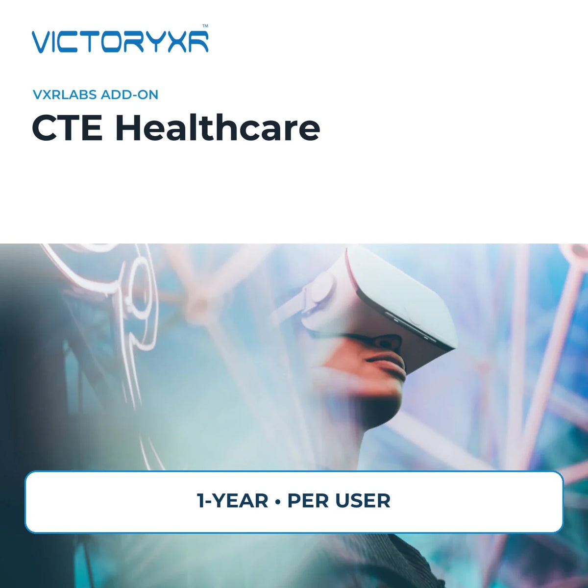 VictoryXR CTE Healthcare Add-On for VXRLabs - 1-Year / Per User