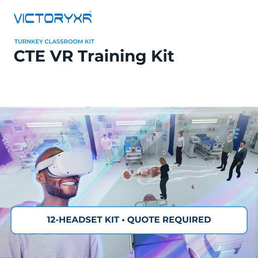 VictoryXR CTE VR Training Kit - 12-Headset Kit / Quote Required