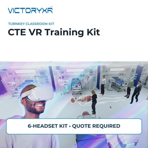 VictoryXR CTE VR Training Kit - 6-Headset Kit / Quote Required