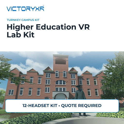 VictoryXR Higher Education VR Lab Kit - 12-Headset Kit / Quote Required