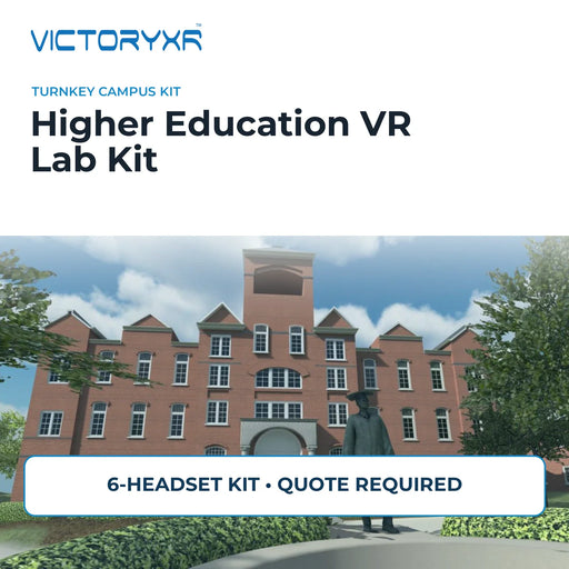 VictoryXR Higher Education VR Lab Kit - 6-Headset Kit / Quote Required