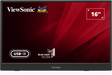 ViewSonic VA1653 portable monitor on white background