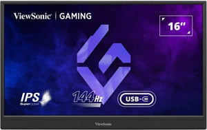 ViewSonic VX1654 - 15.6" 1080p 144Hz Portable Gaming Monitor with USB-C