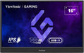 ViewSonic VX1654 portable gaming monitor on white background