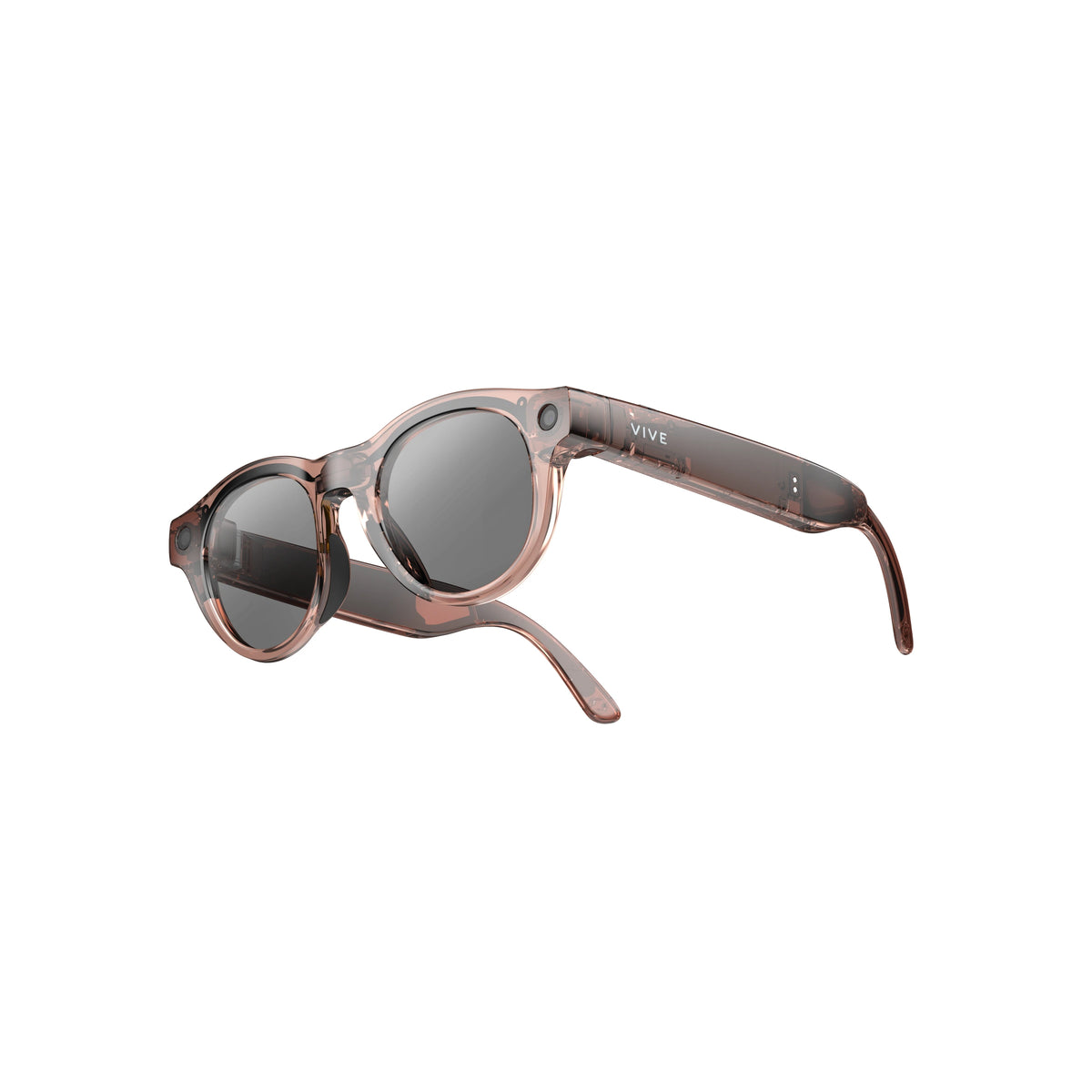 VIVE Eagle Pantos Clear Brown sunglasses, angled view