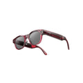 VIVE Eagle Square Glossy Berry sunglasses glasses, angled view