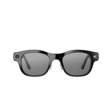 VIVE Eagle Square Glossy Black adaptive glasses, front view
