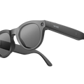 VIVE Eagle Pantos matte-black sunglasses, three-quarter product view
