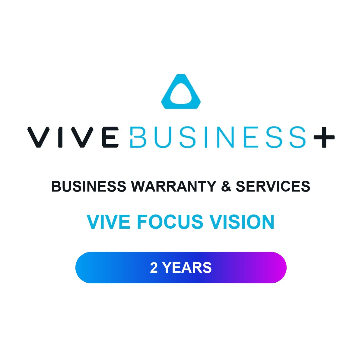 VIVE Focus Vision Business Warranty and Services - 2 years