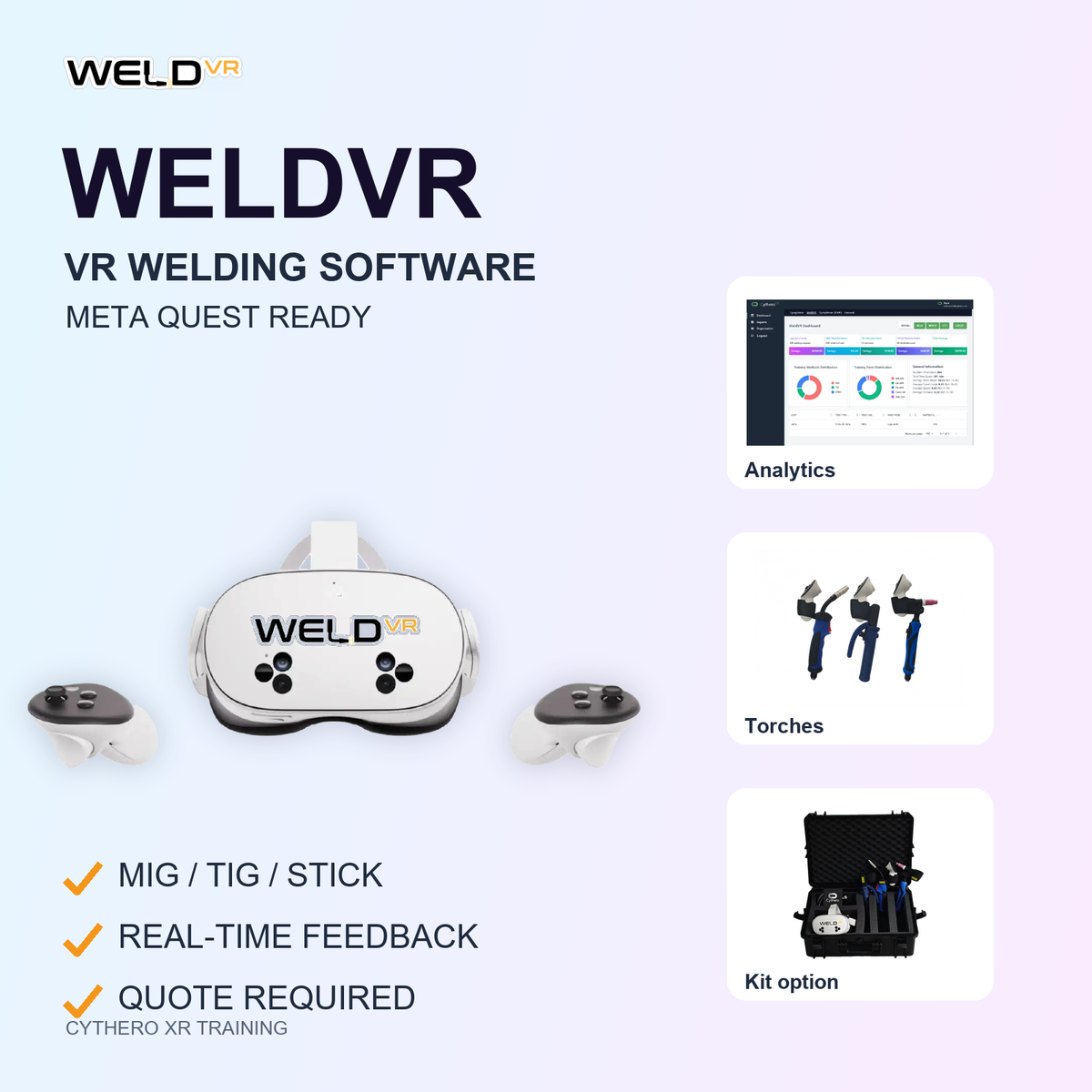 WeldVR VR Welding Simulator Software