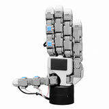 Tesollo DG-5F-M sensor integration on a white background, based on the XELA supplier catalogue