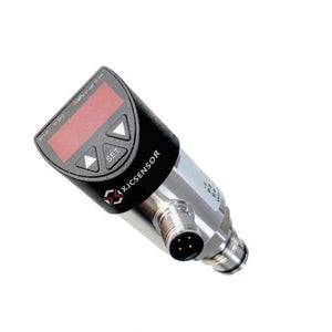 XJCSENSOR X-100SX Intelligent Pressure Switch, −100 kPa to 1000 bar, PNP/NPN + 4–20 mA