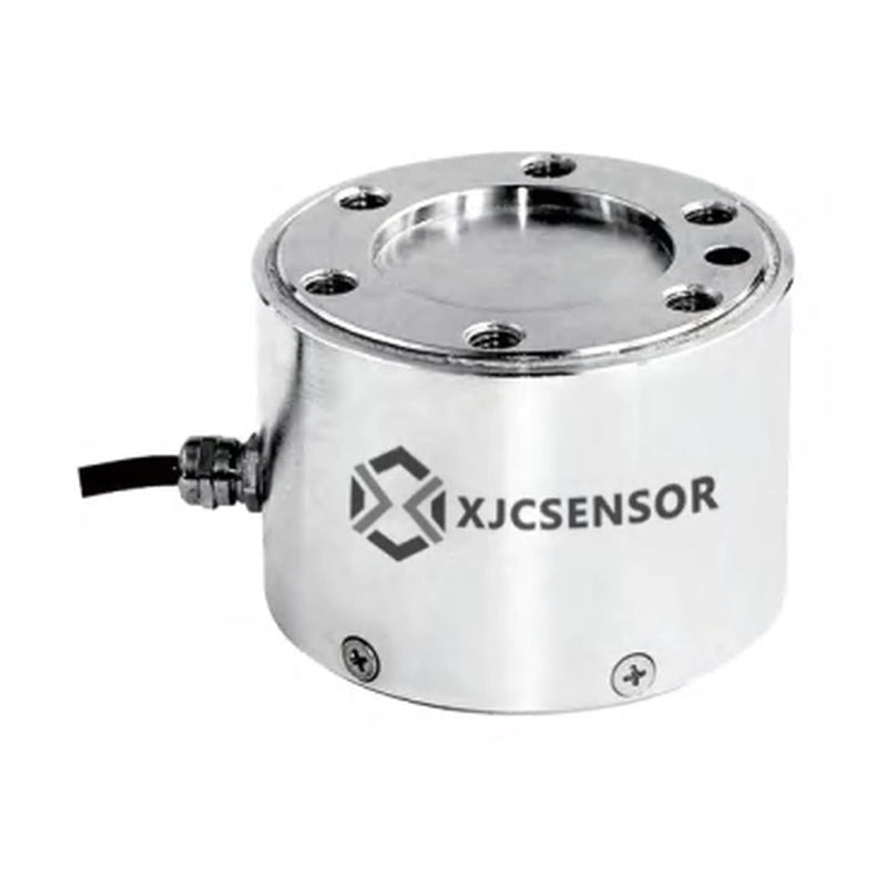 XJCSENSOR X-3A-Y100 3-Axis Force Sensor, column type, 5–50 kN — official XJCSENSOR brochure image on white background