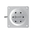 XJCSENSOR X-B-L150-W150-H16.8 Low-Profile Platform Load Cell, 150 × 150 × 16.8 mm, 0.5–5 t — official XJCSENSOR brochure image on white background