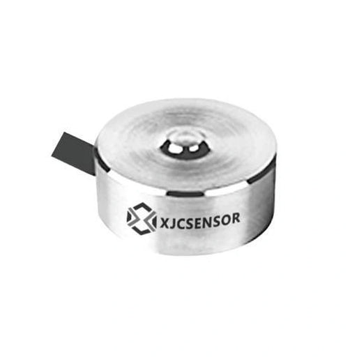 XJCSENSOR X-C01-10 Miniature Button Load Cell, Ø10 mm, 5–100 kg — official XJCSENSOR brochure image on white background
