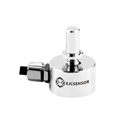 XJCSENSOR X-C01-13-A Miniature Column Load Cell, Ø13 base, stem type, 5–100 kg — official XJCSENSOR brochure image on white background