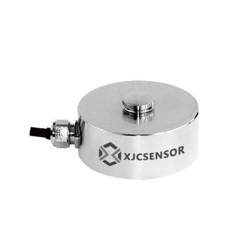 XJCSENSOR X-C02-4M Compression Load Cell, Ø82–165 mm, 0.1–100 t — official XJCSENSOR brochure image on white background