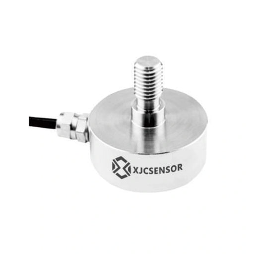 XJCSENSOR X-C04 Compression Load Cell, Ø51 mm with M12 stud, 0.05–5 t — official XJCSENSOR brochure image on white background