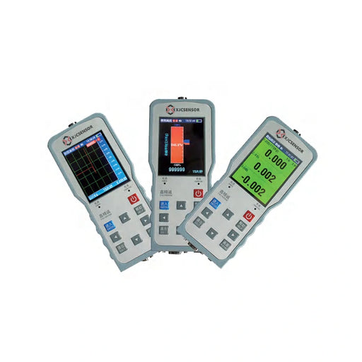 XJCSENSOR X-CF805T Handheld Dynamometer, LCD, RS232/RS485, 3.84 kHz — official XJCSENSOR brochure image on white background
