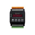 XJCSENSOR X-F60 DIN-Rail Indicator / Transmitter, RS232/RS485/analog — official XJCSENSOR brochure image on white background