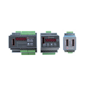 XJCSENSOR X-F62 Modular DIN-Rail Multi-Channel Indicator, 4–16 channels + analog expansion